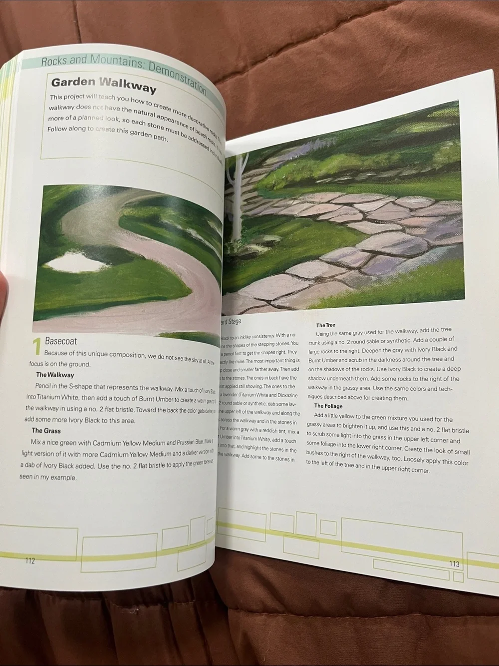 Paint Landscapes in Acrylic by — Green and Multi-Color Art Instruction Book